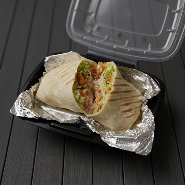 Crispy Chicken Bacon Wrap.