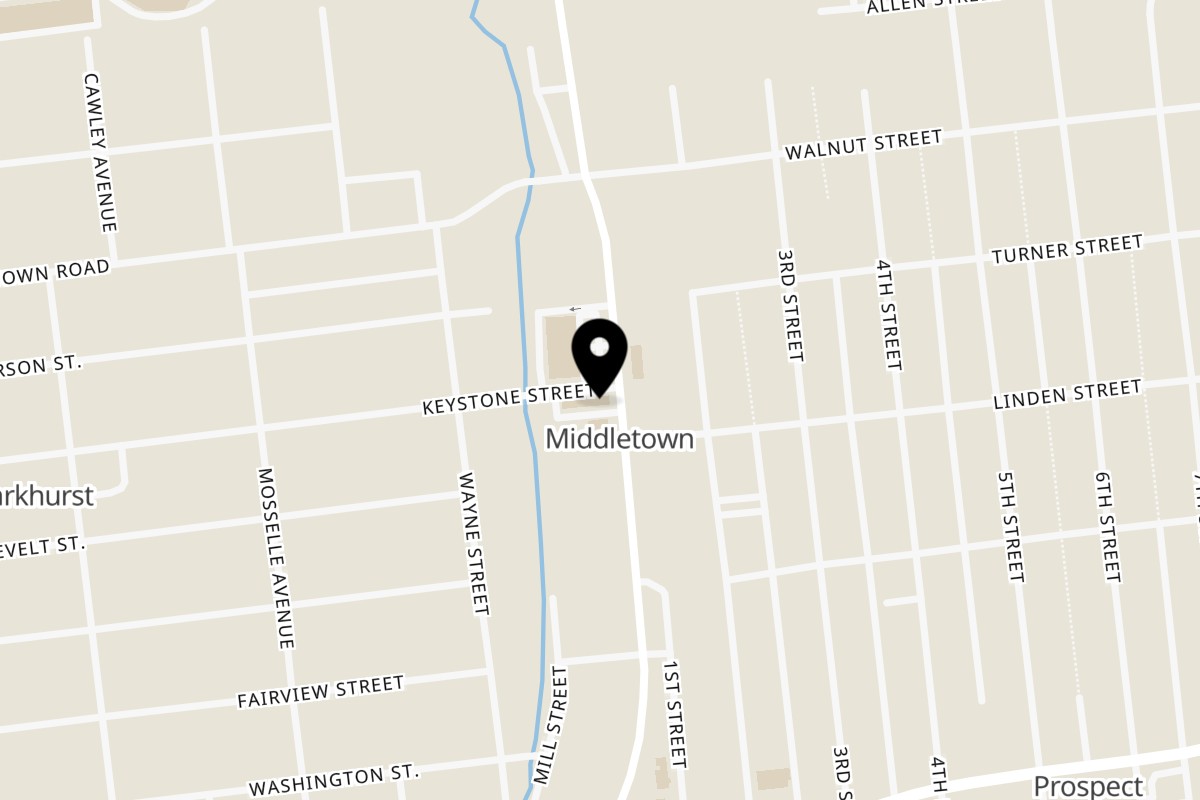 Map showing the location of Napoli Pizza and Italian Cuisine on 2013 Willow Park Rd in Bethlehem